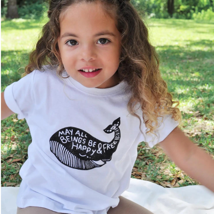 Toddler Graphic Tee Shirt - Mantra Whale