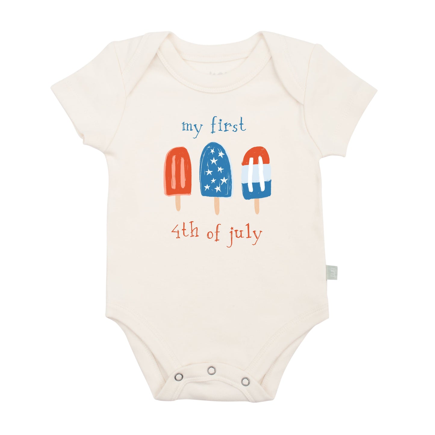 Organic Baby Graphic Bodysuit - Popsicles