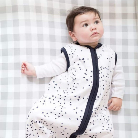 Organic Baby Wearable Blanket Sleep Sack - Twinkling Stars