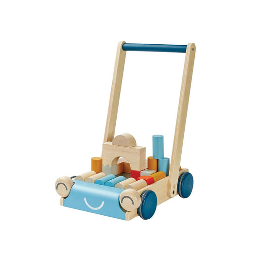 Wooden Baby Walker Push Toy - Orchard