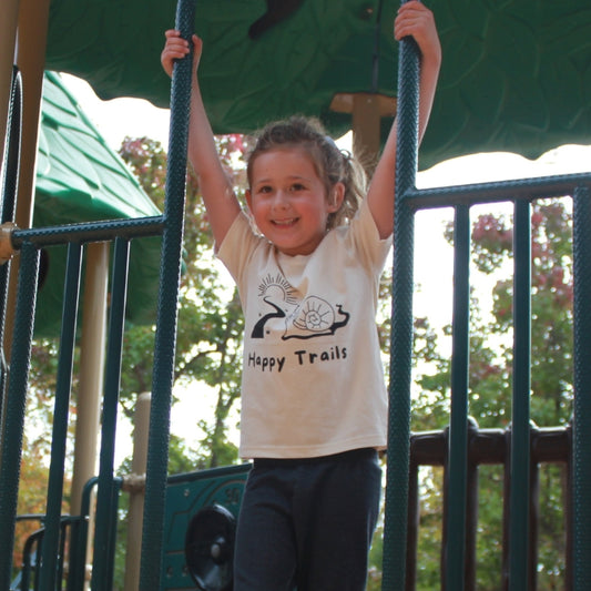 Organic Toddler Graphic Tee Shirt - Happy Trails