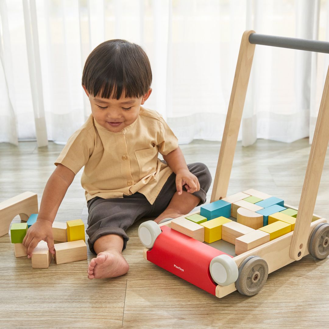Wooden Toy Baby Walker