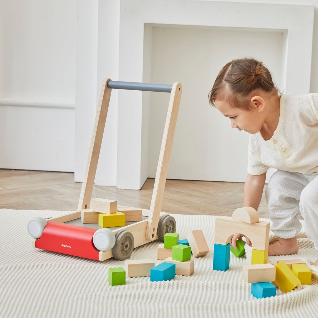 Wooden Toy Baby Walker