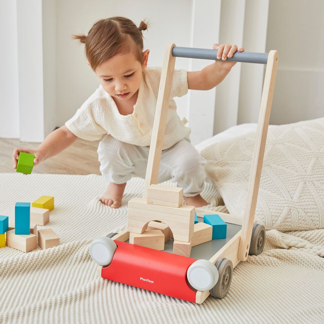 Wooden Toy Baby Walker