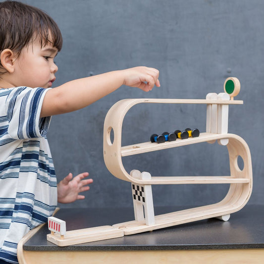 Wooden Toy Ramp Racer
