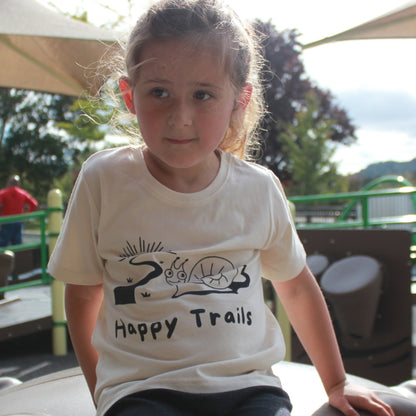 Organic Toddler Graphic Tee Shirt - Happy Trails