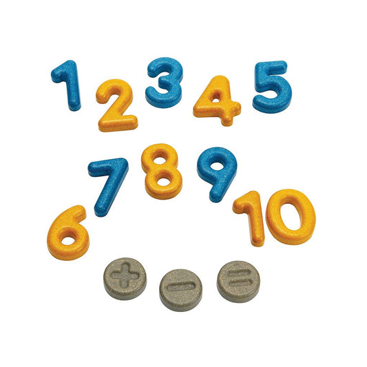 Wooden Numbers And Symbols