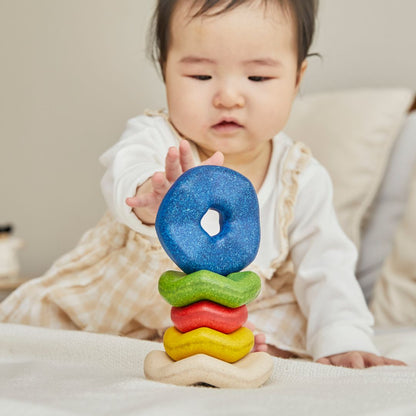 Wooden Toy Wave Stacker