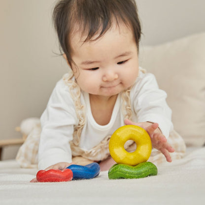 Wooden Toy Wave Stacker
