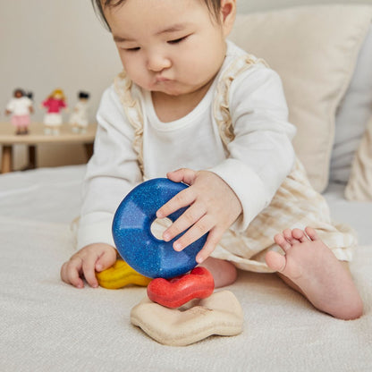 Wooden Toy Wave Stacker