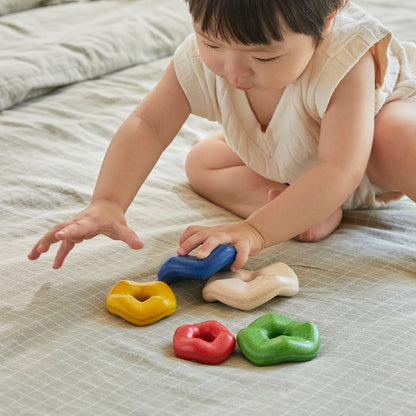 Wooden Toy Wave Stacker