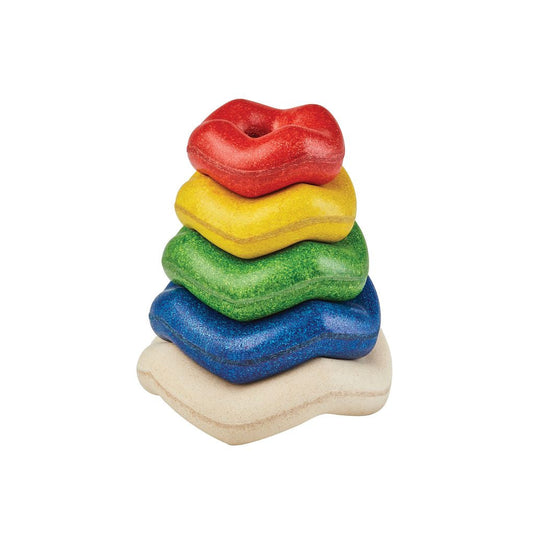 Wooden Toy Wave Stacker