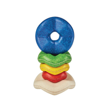 Wooden Toy Wave Stacker
