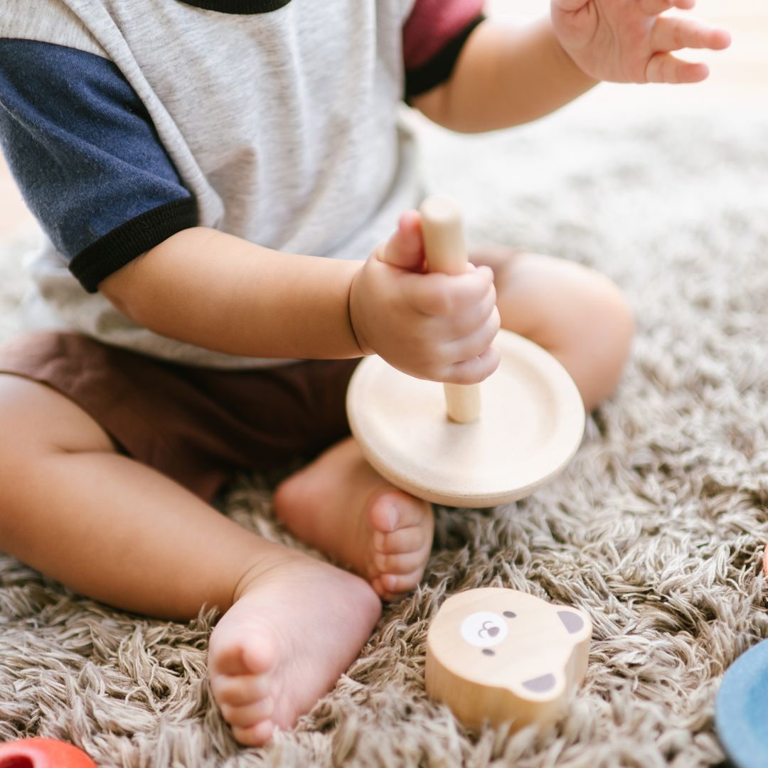 Wooden Stacking Ring - Bear