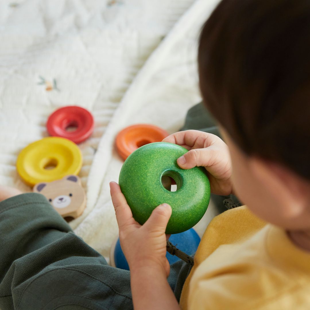 Wooden Stacking Ring - Bear