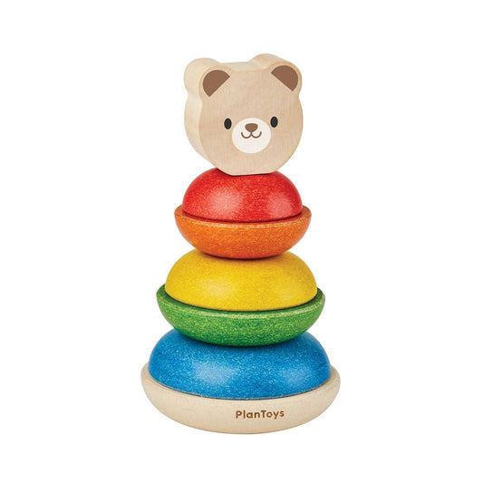 Wooden Stacking Ring - Bear