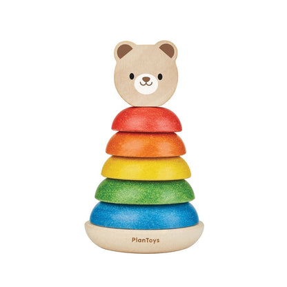 Wooden Stacking Ring - Bear