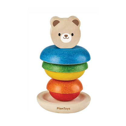 Wooden Stacking Ring - Bear