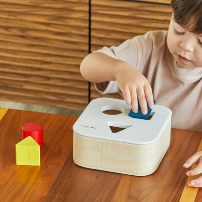 Wooden Toy Shape & Sort It Out Bin