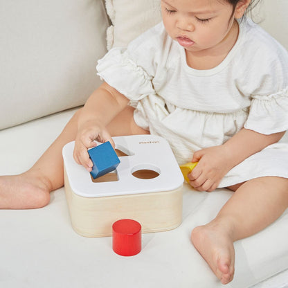Wooden Toy Shape & Sort It Out Bin