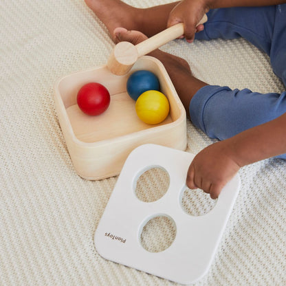 Wooden Toy Punch & Drop Bin