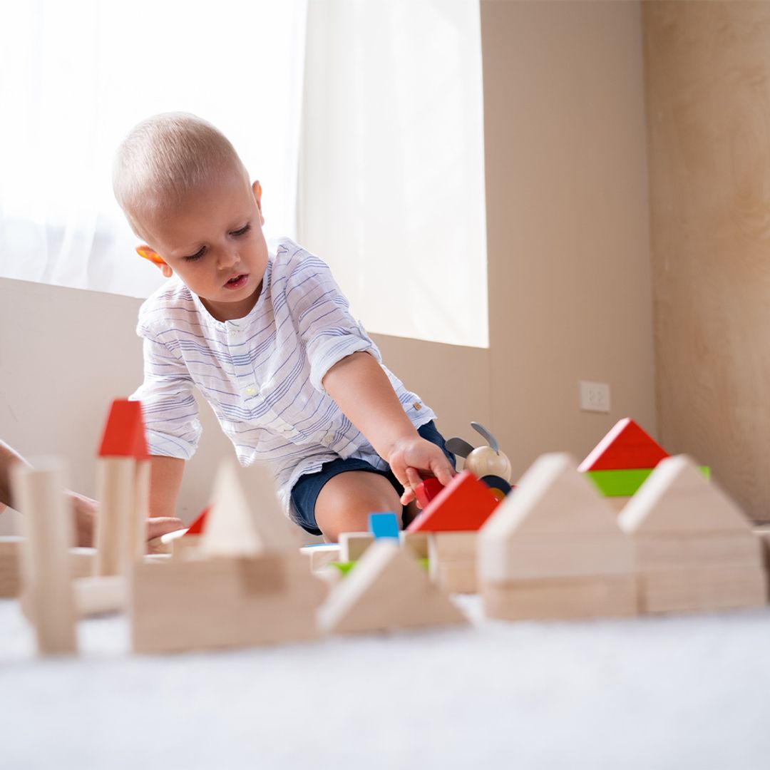 40-Piece Small Unit Wooden Blocks – Classic Set