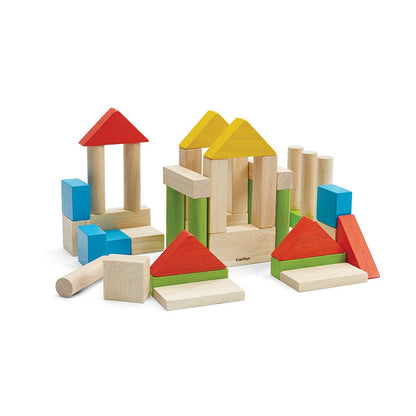 40-Piece Small Unit Wooden Blocks – Classic Set