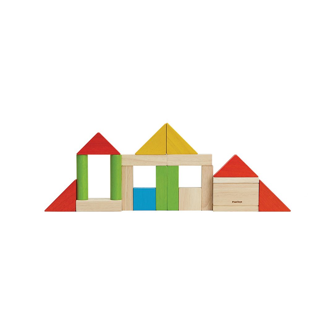 40-Piece Small Unit Wooden Blocks – Classic Set