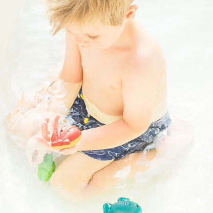 Wooden Sea Life Bath Toy Set