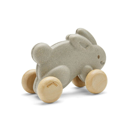 Push Along Bunny - Gray