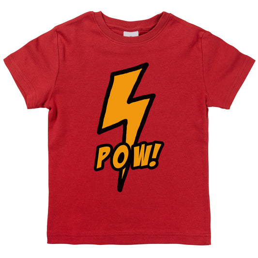 Pow Comic Book Organic Toddler Graphic T-Shirt