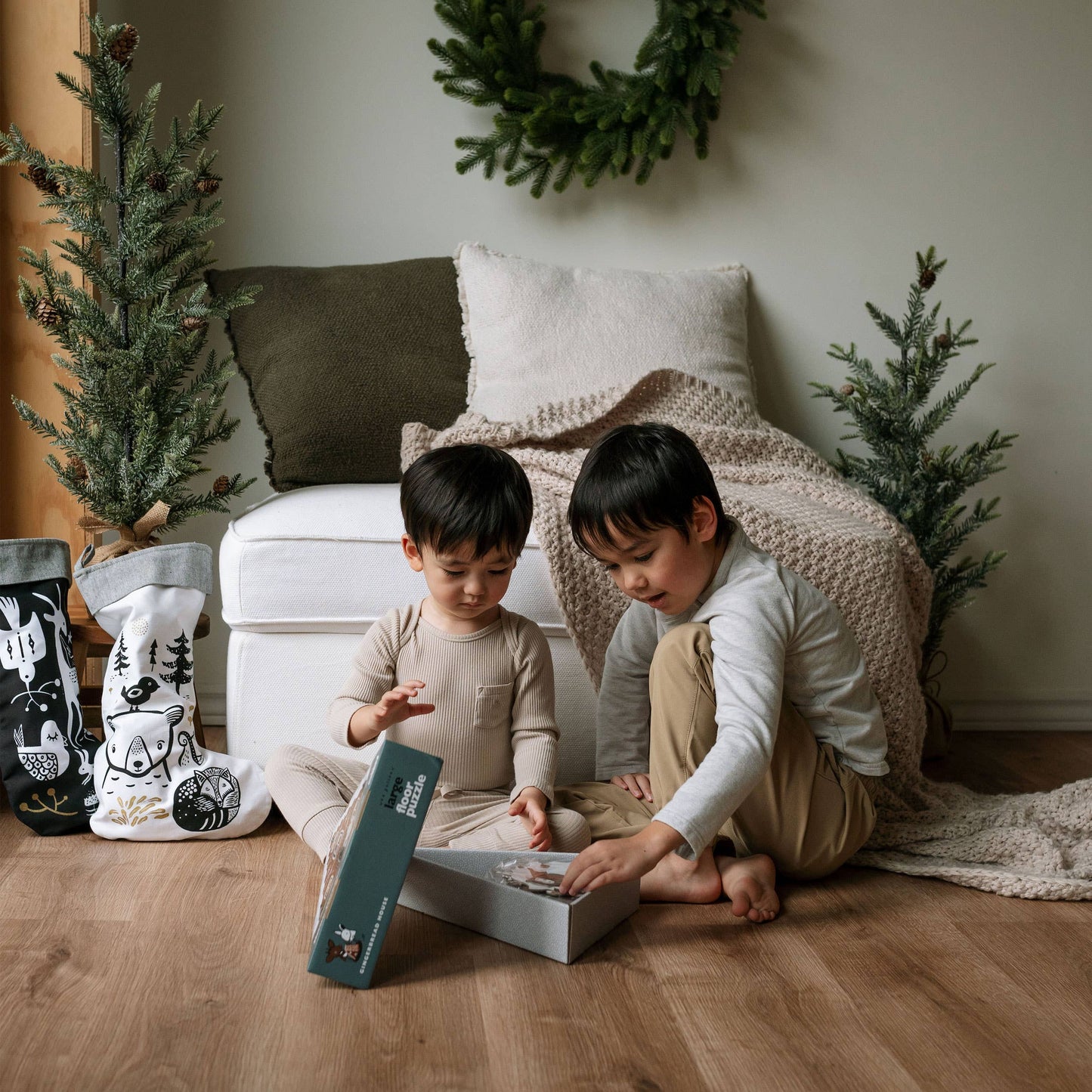 Gingerbread House Holiday - Christmas Floor Puzzle