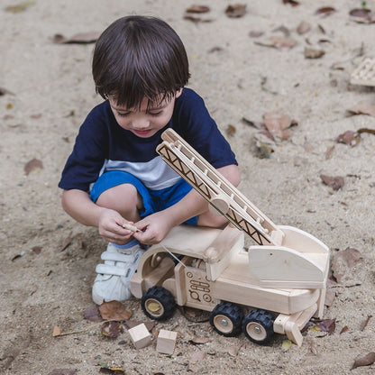 Wooden Fire Truck Toddler Toy
