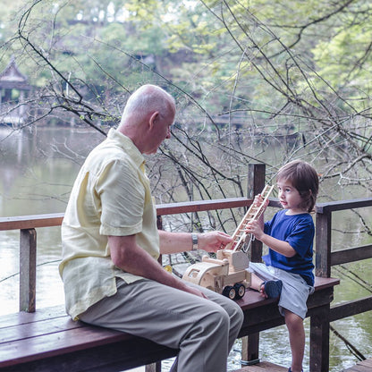Wooden Fire Truck Toddler Toy