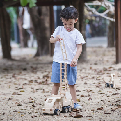 Wooden Fire Truck Toddler Toy
