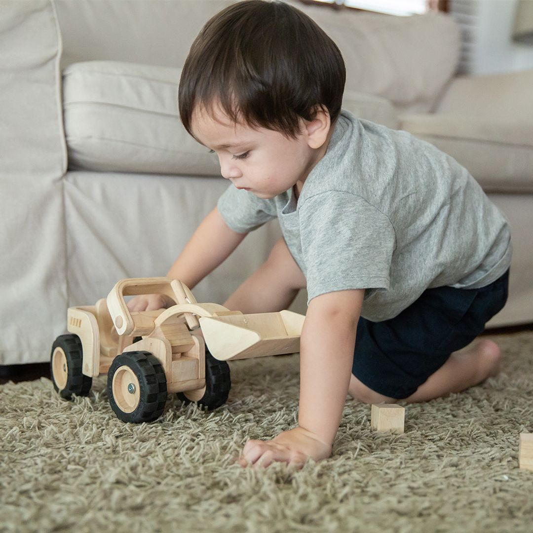 Wooden Toy Bulldozer