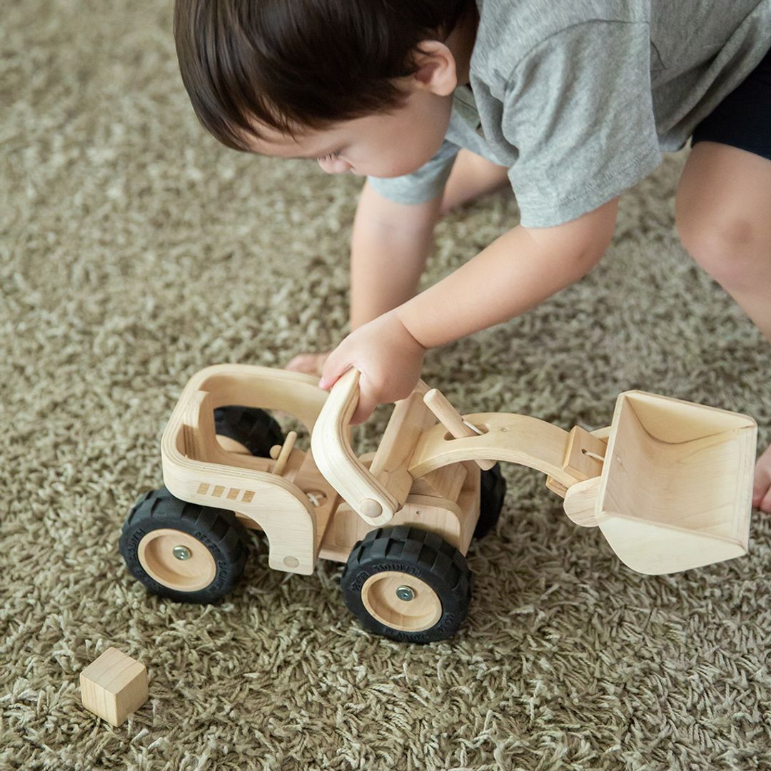 Wooden Toy Bulldozer