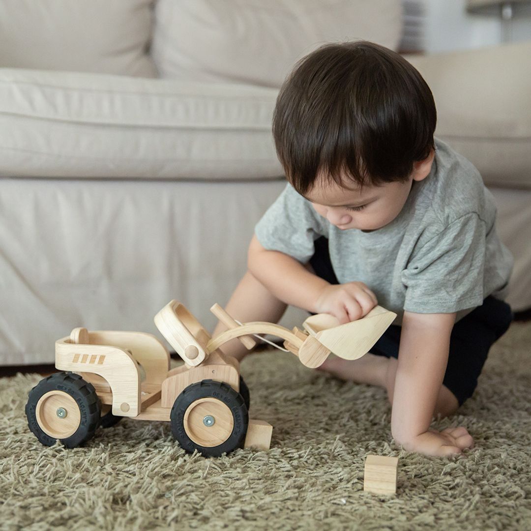 Wooden Toy Bulldozer