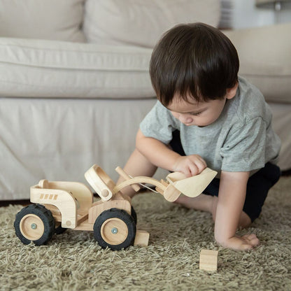 Wooden Toy Bulldozer