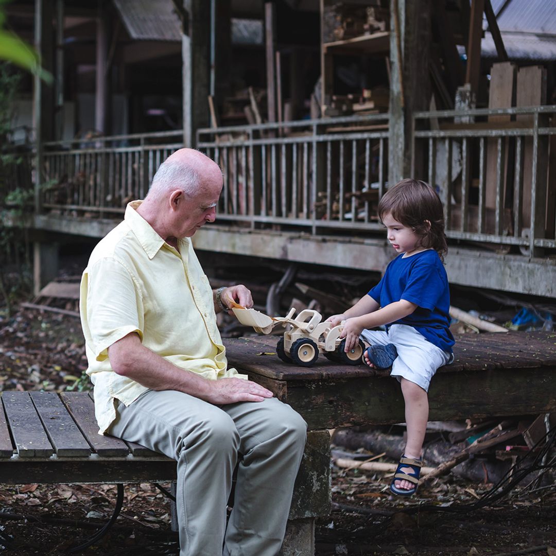 Wooden Toy Bulldozer