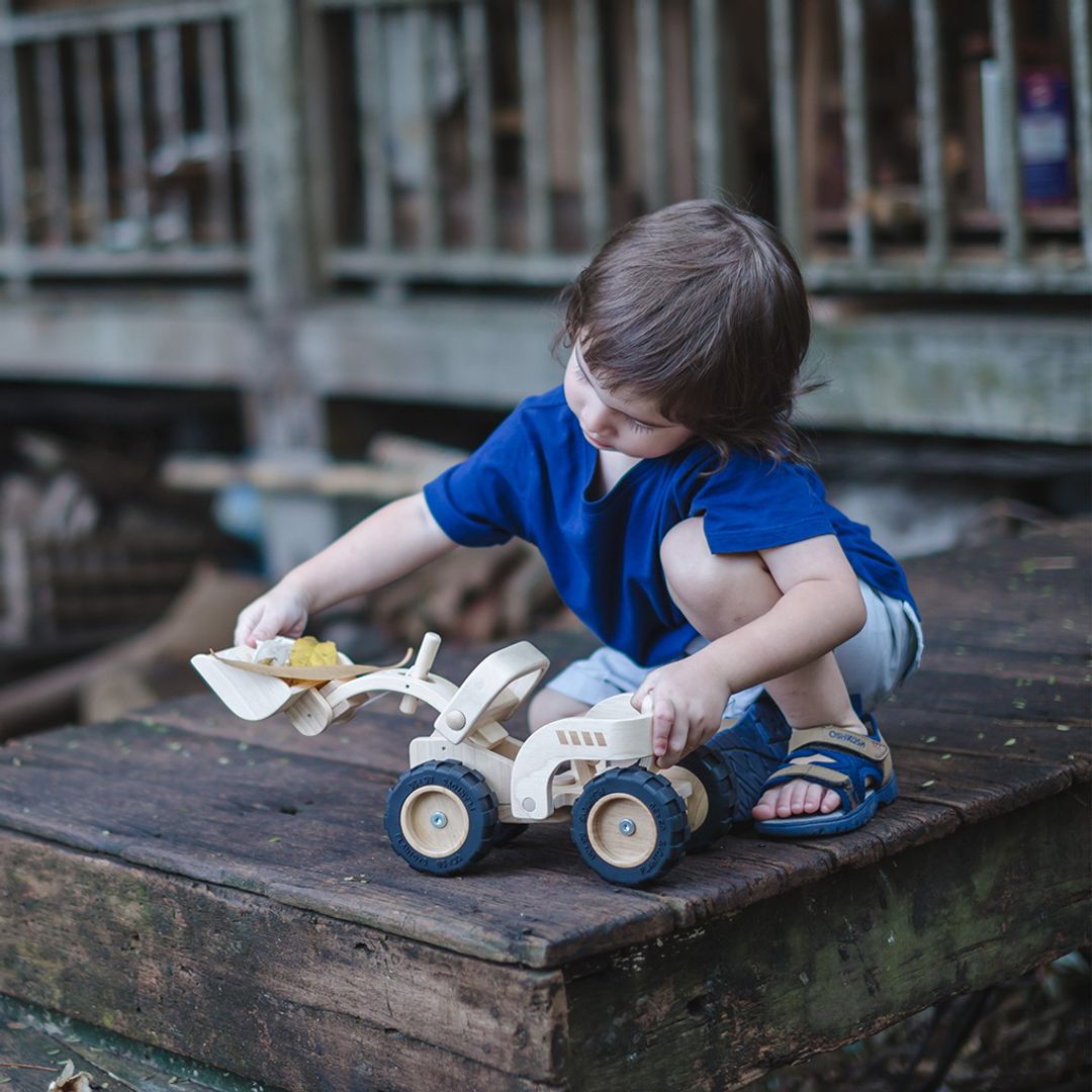 Wooden Toy Bulldozer