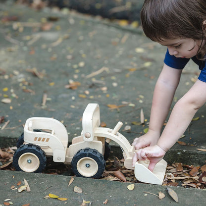 Wooden Toy Bulldozer