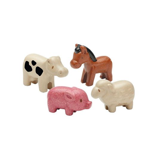 Wooden Farm Animals Set