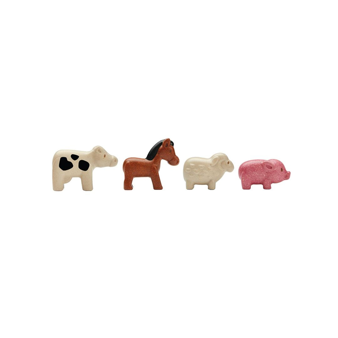 Wooden Farm Animals Set