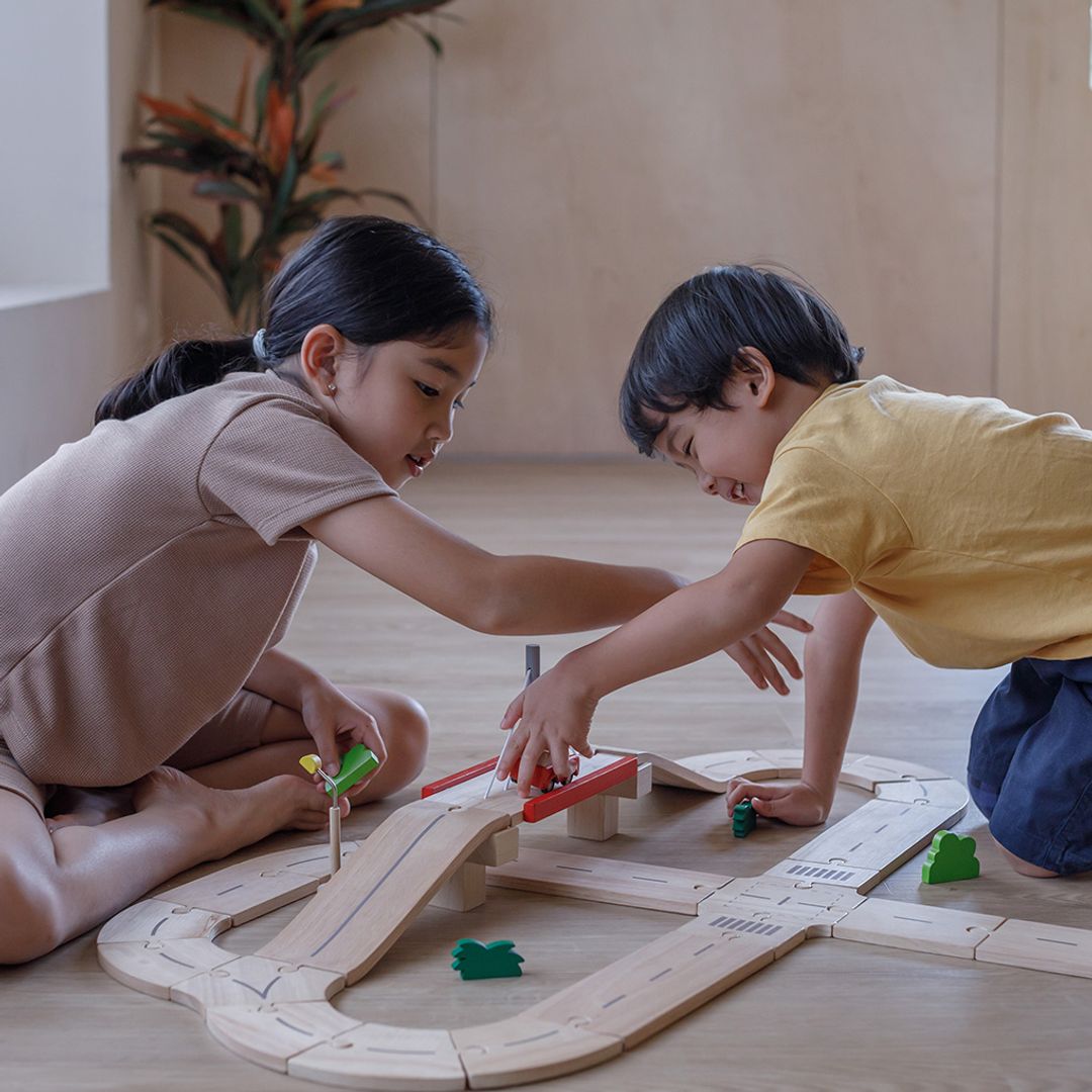Wooden Toy Road System