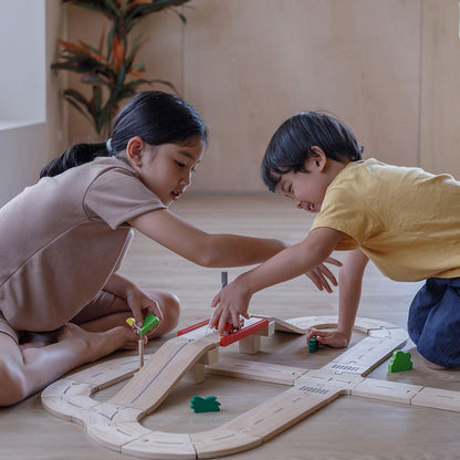 Wooden Toy Road System