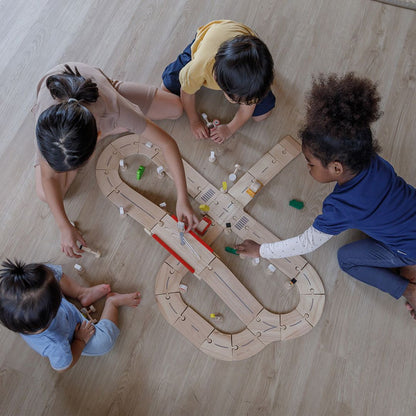 Wooden Toy Road System