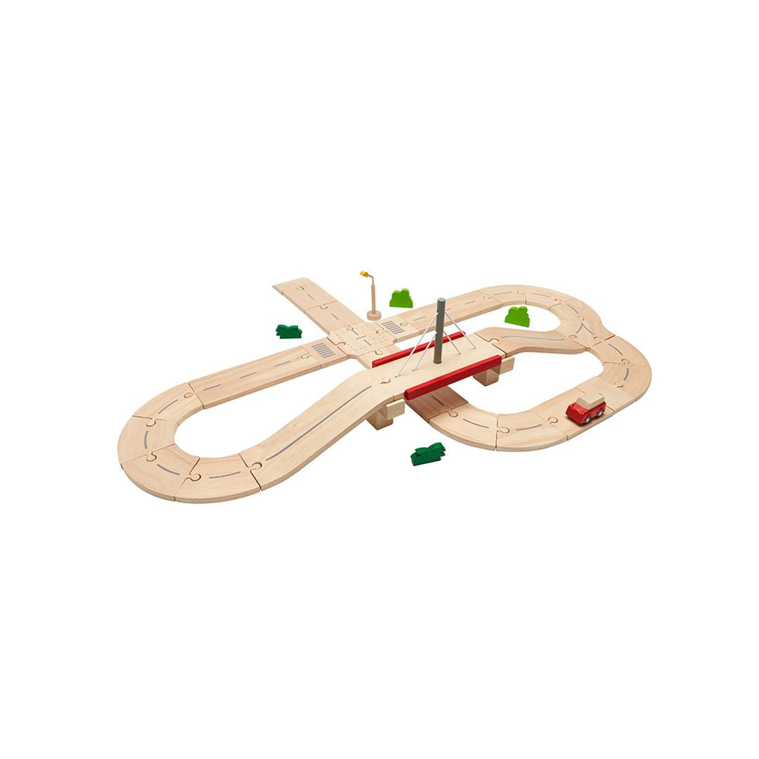 Wooden Toy Road System