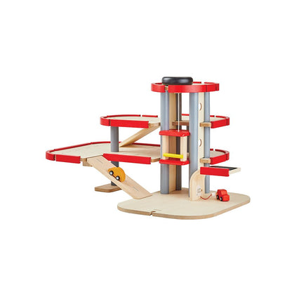 Wooden Toy Parking Garage