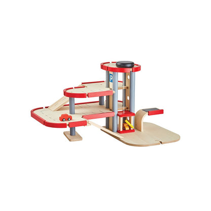 Wooden Toy Parking Garage